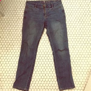 M.i.h Paris Cropped Jeans in Bee Wash